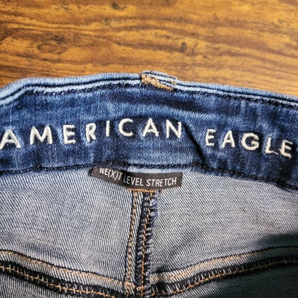 American Eagle Jeans 2 R Jegging Curvy Super Hi Rise Next Level Stretch - Picture 4 of 11